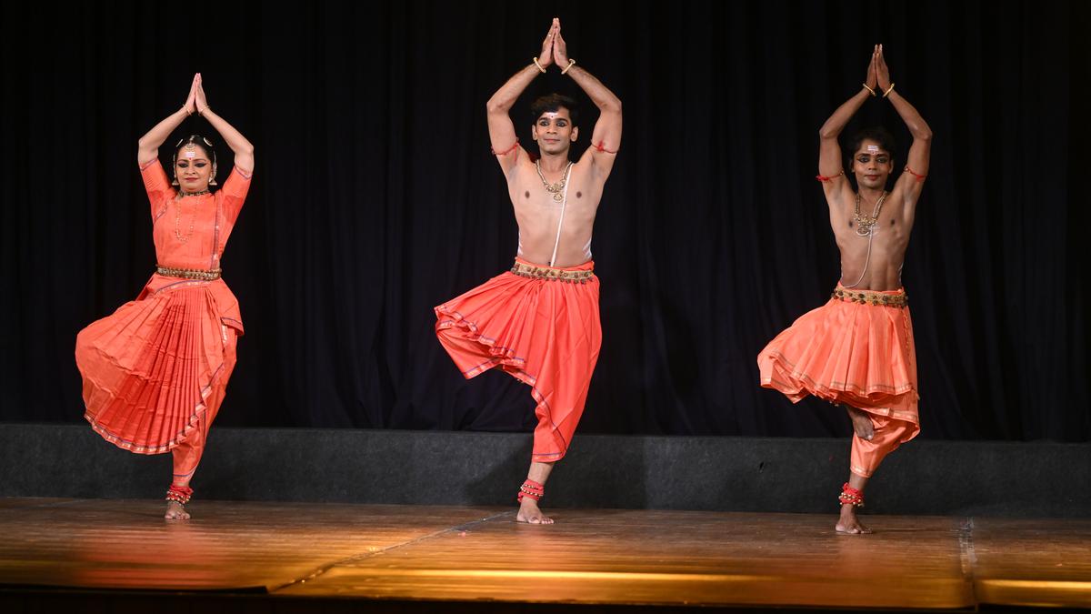 Dancers highlight Adi Sankara’s life at the Acharya Bharatham festival